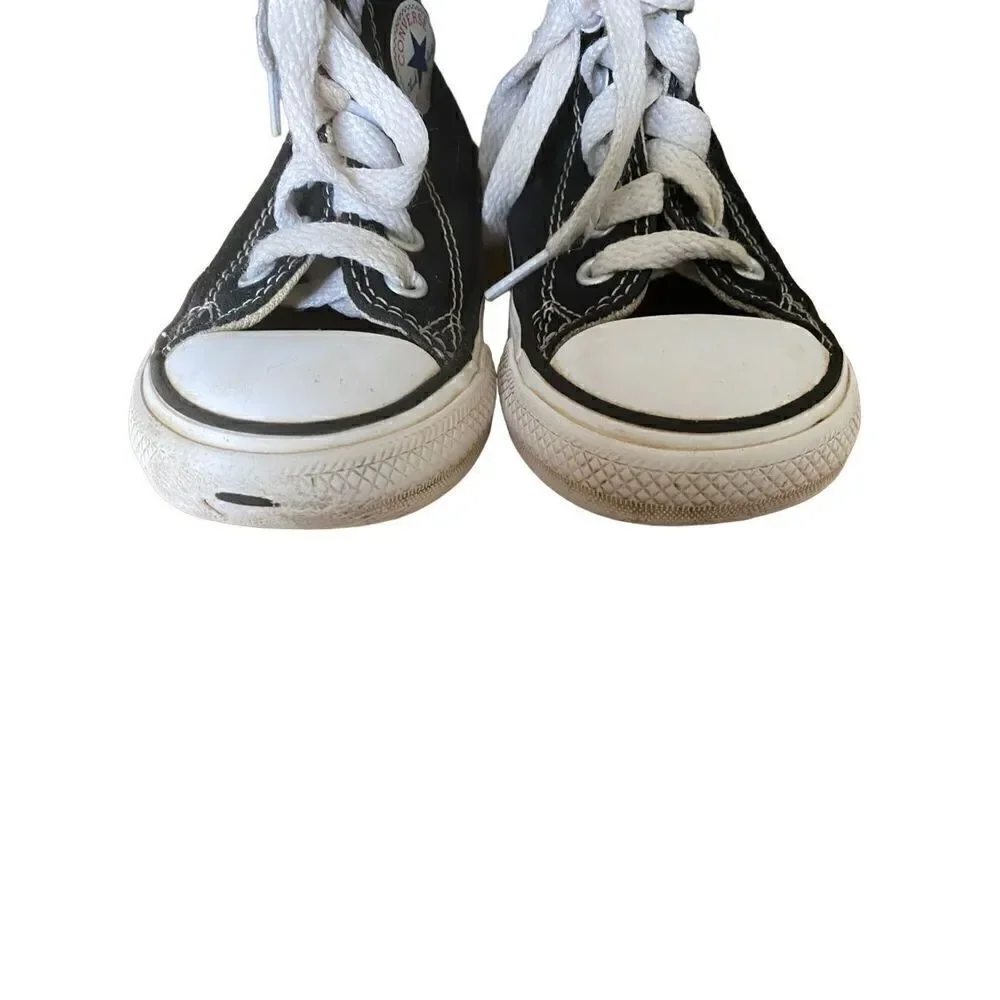 Converse, all-star canvas, high top sneakers, size 5 youth